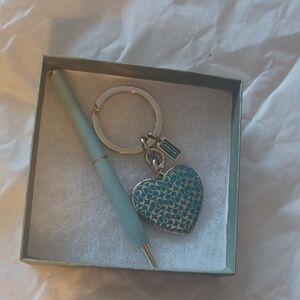 Coach Locket Keychain